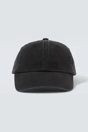Stone Island Cappello da baseball in cotone con logo