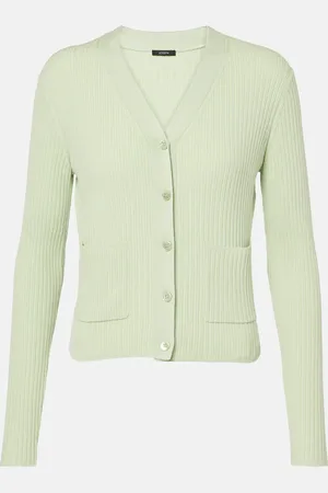 Joseph Cardigan in maglia di lana a coste