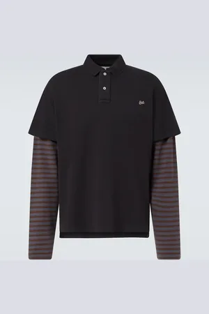 ERL Polo in misto cotone a righe