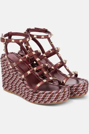 VALENTINO GARAVANI Espadrillas Rockstud 95 in pelle