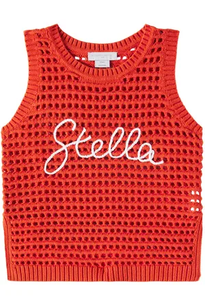 Stella McCartney Gilet in maglia di cotone