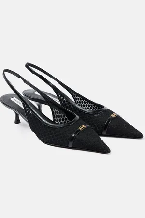 Victoria Beckham Pumps slingback in mesh con pelle