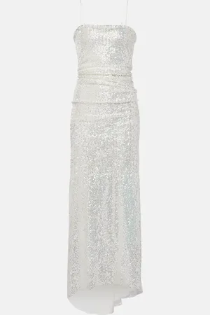 JACQUES WEI Abito sottoveste con paillettes