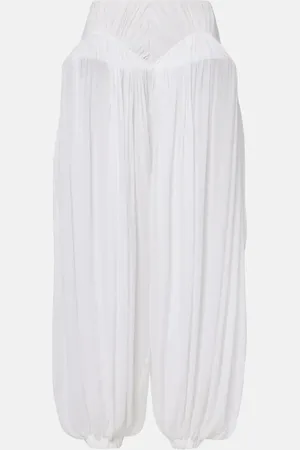 Alaïa Alaïa Pantaloni a gamba larga