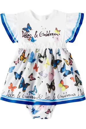 Dolce & Gabbana Baby - Abito in popeline di cotone