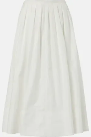 Proenza Schouler White Label - Gonna midi Austin in cotone