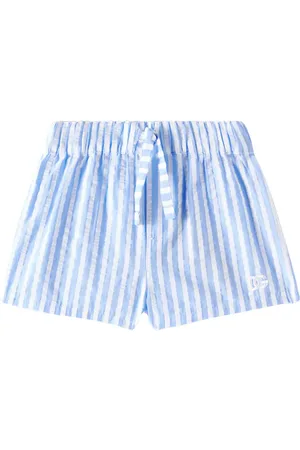 Dolce & Gabbana Baby - Shorts in cotone seersucker