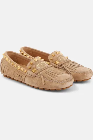 VALENTINO GARAVANI Mocassini Plaster Caster VLogo in suede