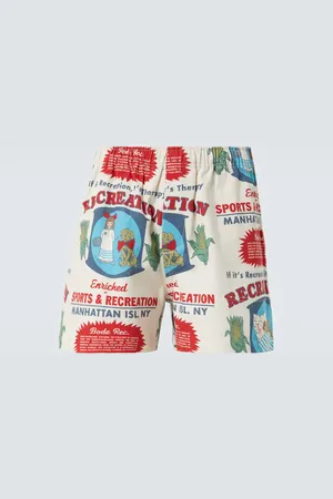 BODE Shorts Enrichment in cotone con stampa