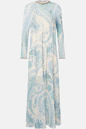 ZIMMERMANN Abito lungo Illuminate con stampa