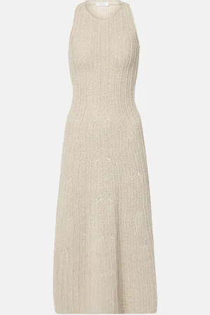Max Mara Abito lungo Uccio in lino e cotone