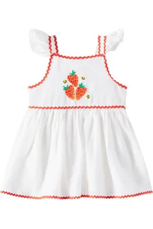 Stella McCartney Baby - Abito in cotone e lino