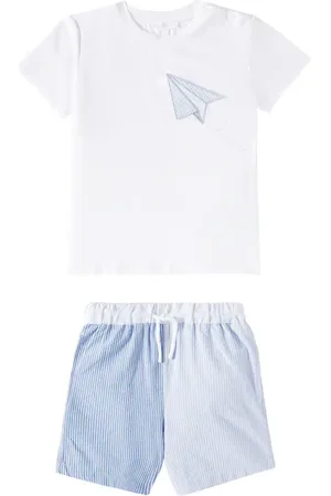 PATACHOU T-shirt e shorts in jersey di cotone