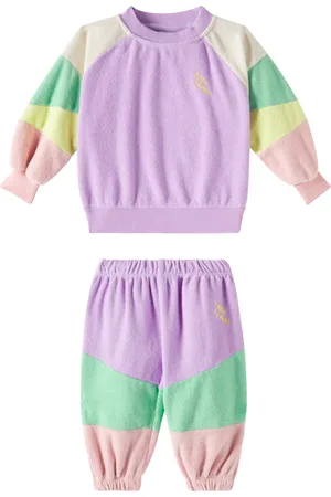 Bobo Choses Baby - Felpa e pantaloni Lila in spugna