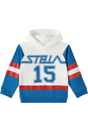Stella McCartney Felpa in jersey di cotone con cappuccio