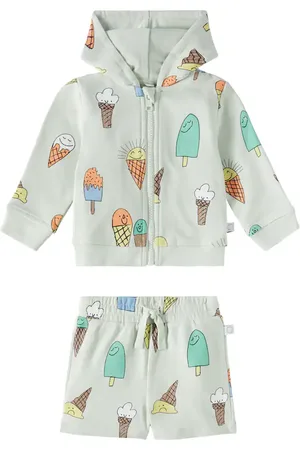 Stella McCartney Baby - Felpa e shorts in cotone