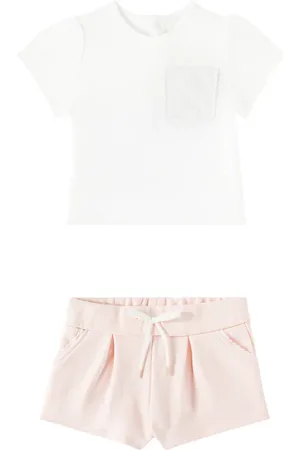Chloé Chloé Kids Baby - T-shirt e shorts in jersey