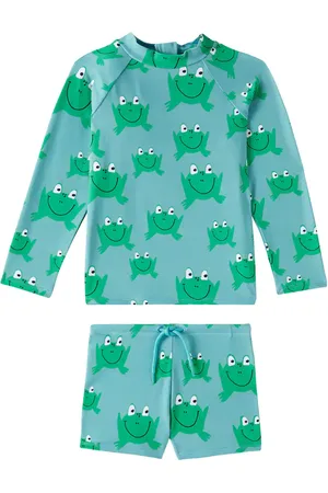 Stella McCartney Top e costume da bagno anti-UV con stampa