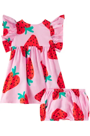 Stella McCartney Baby - Abito e culottes con stampa