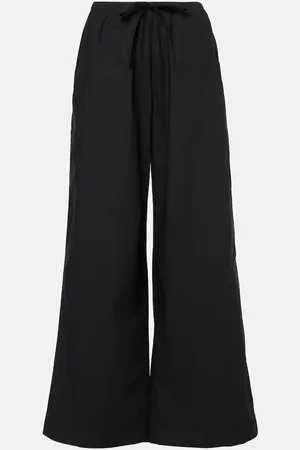 FAITHFULL THE BRAND Pantaloni a gamba larga Rainey in cotone