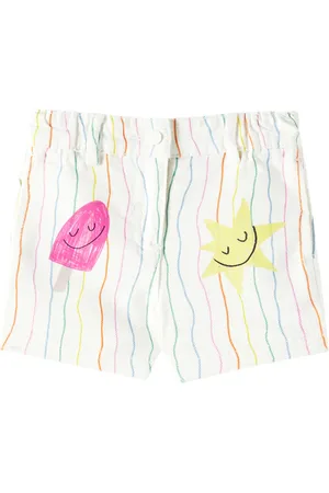 Stella McCartney Baby - Shorts in cotone a righe