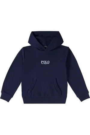 Ralph Lauren Felpa in misto cotone con cappuccio