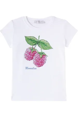 MONNALISA T-shirt in jersey di misto cotone