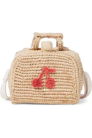 BONPOINT Borsa a spalla Aimane in rafia