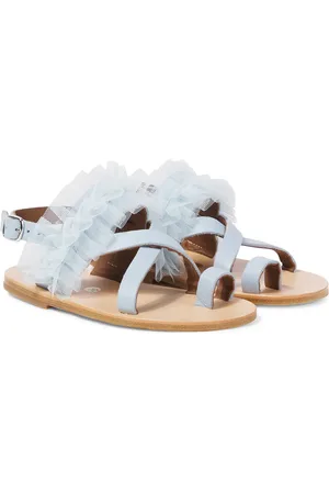 PèPè PèPè Sandali in pelle con tulle
