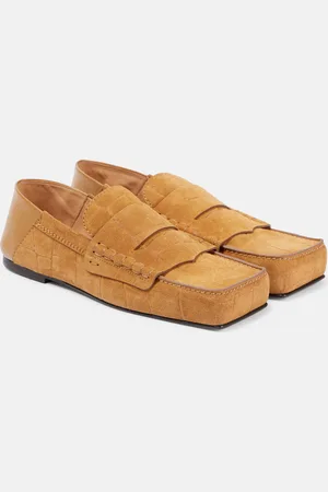 Jacquemus Mocassini Carré in suede con stampa
