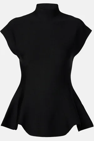 Khaite Top Andra con peplum