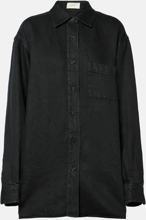 The Row Camicia oversize Nesson in lino