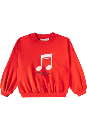 Mini Rodini Felpa Note in jersey di cotone