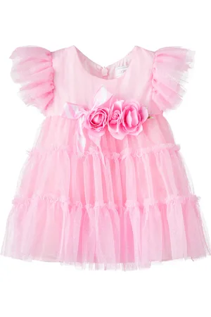 MONNALISA Baby - Abito in tulle con applicazioni