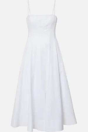 Staud Abito midi Wylie in cotone