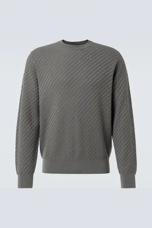 BRIONI Pullover in cotone, cashmere e seta