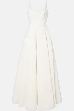 Staud Bridal - Abito lungo Joy in misto cotone