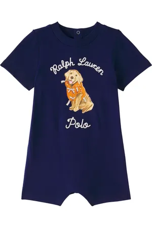 Ralph Lauren Baby - Tuta corta in misto cotone
