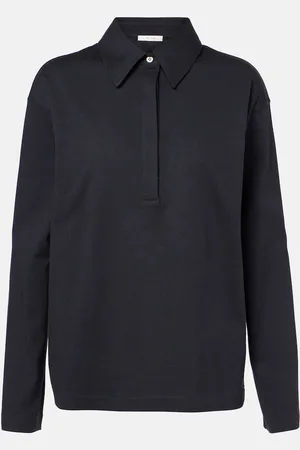 The Row Polo Roddie in jersey di cotone e seta