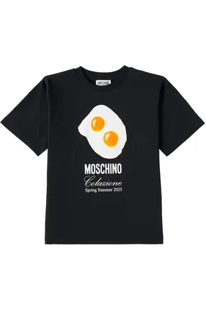 Moschino T-shirt in jersey di cotone con stampa