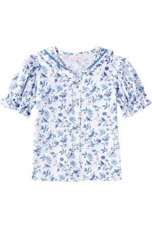 La Coqueta Blusa Georgina in cotone con stampa