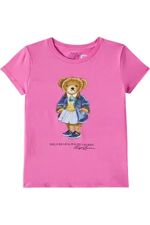 Ralph Lauren T-shirt Polo Bear in jersey di cotone