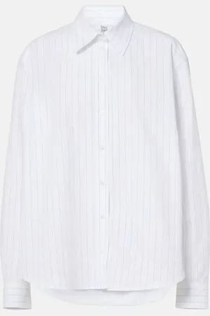 Totême Camicia in popeline di cotone a righe