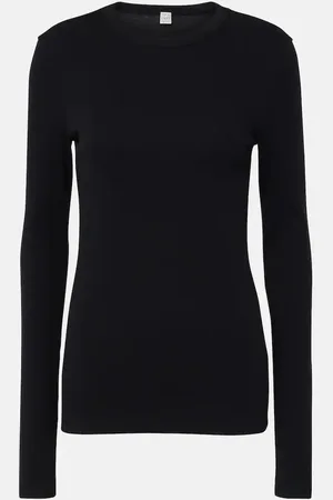 Totême Top in jersey di misto cotone