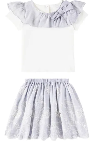 PATACHOU T-shirt e gonna in misto cotone