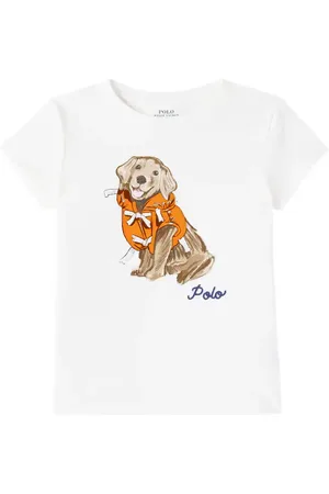 Ralph Lauren T-shirt in jersey di cotone con stampa