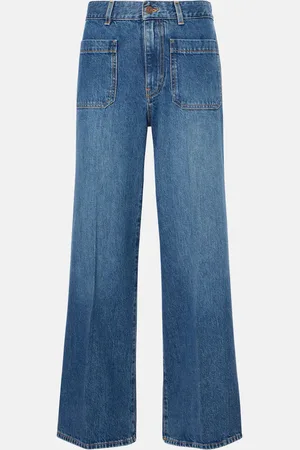Chloé Chloé Jeans a gamba larga cropped