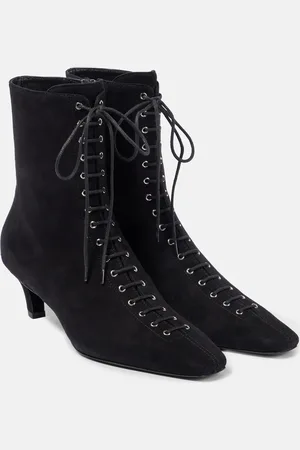 Totême Stivaletti stringati in suede