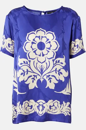 Etro Top in raso con stampa