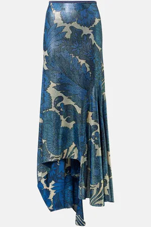 Etro Gonna lunga asimmetrica con stampa